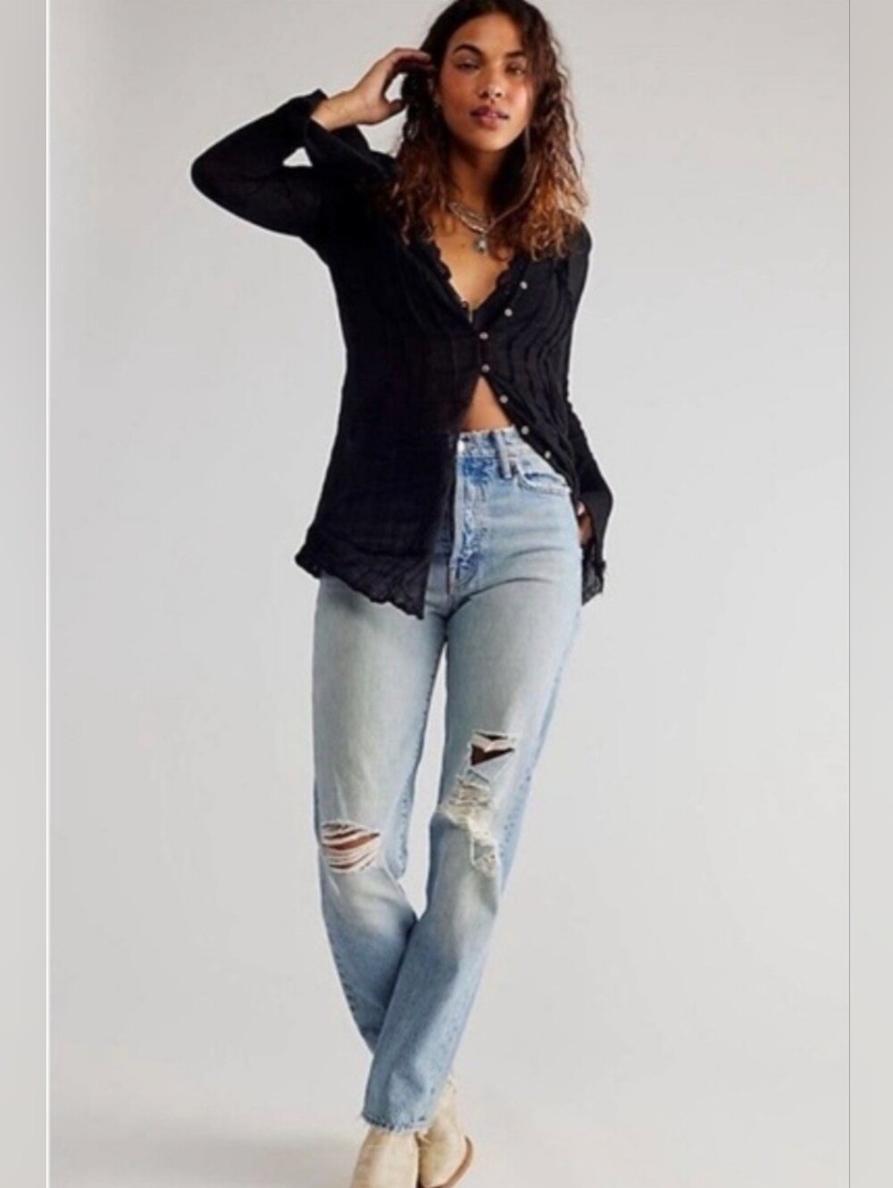 MOTHER The Huffy Skimp Jeans Hotter on The Other Side